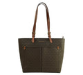 Pre-owned Michael Kors Brown Jet Set Travel Medium Double Pocket Tote