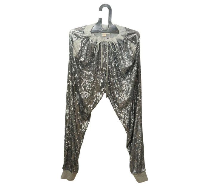 Sequin Silver Tracks Size - M