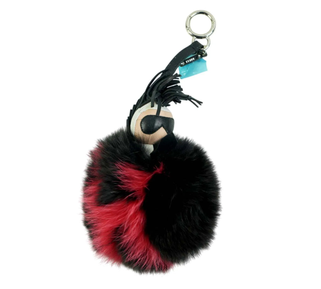 Pre-owned Fendi Super Karlito Bag Bug Charm