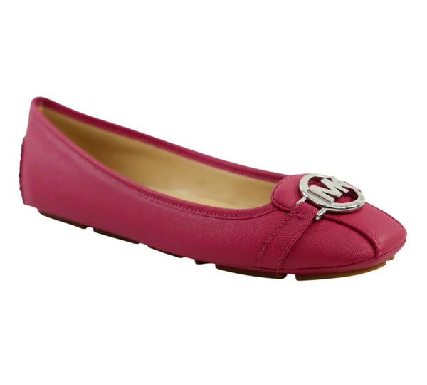 Shop Pre-Loved Michael Kors Raspberry Fulton Moccasin Flats Size 9 M