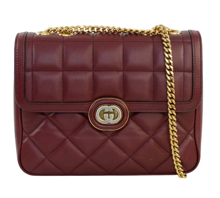 Red Deco Shoulder Bag
