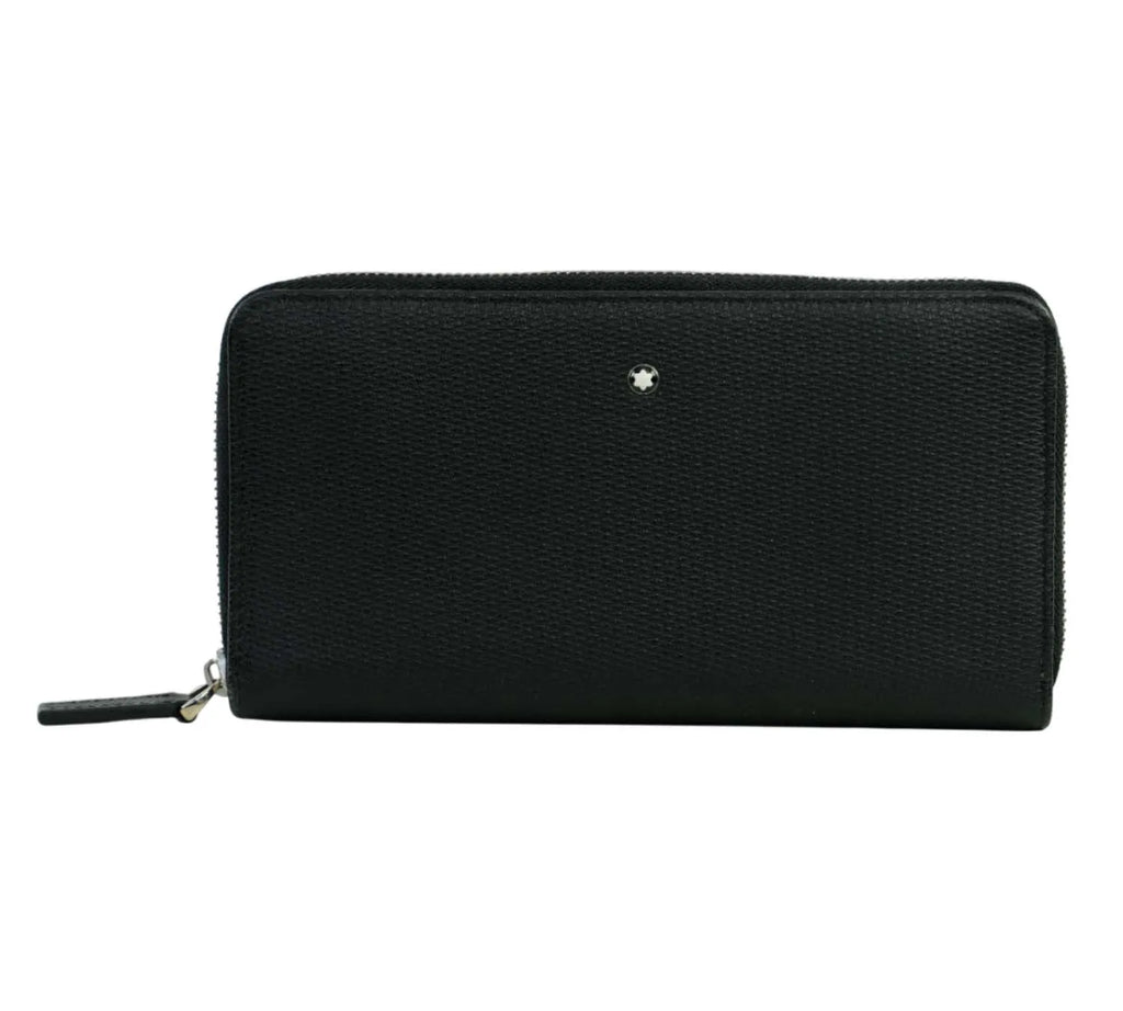 Mont Blanc Black Sartorial Zip Around Wallet