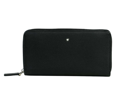 Mont Blanc Black Sartorial Zip Around Wallet