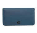 Shop Pre-Loved Coach Blue Slim Bi-Fold Wallet