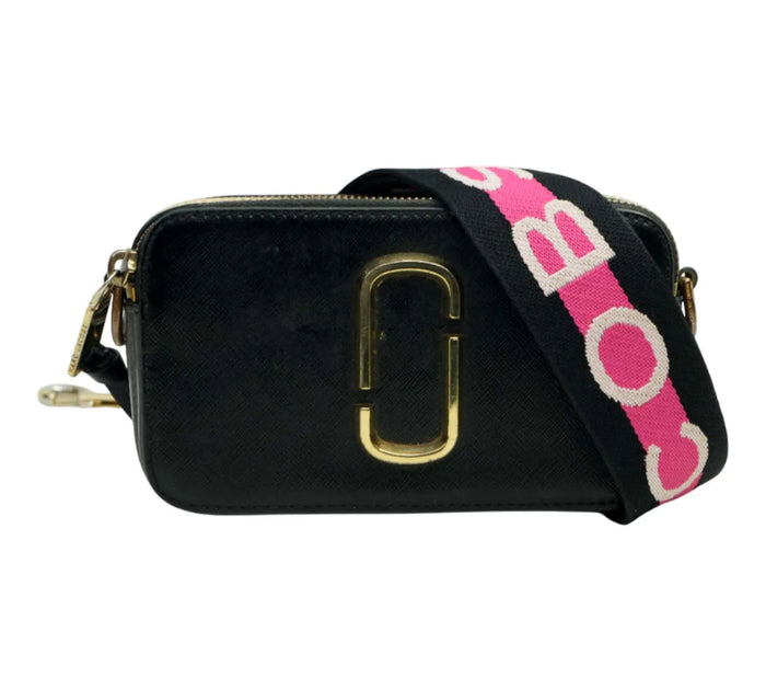 Black Snapshot Crossbody Bag