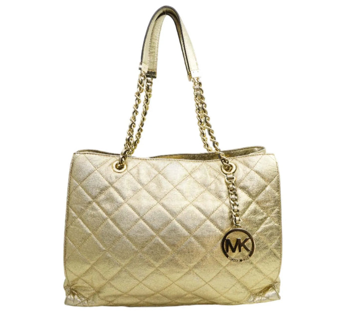 Susan Medium Quilted Leather Tote Bag