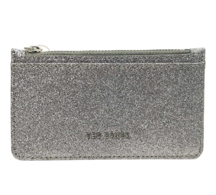 Silver Glitter Card Holder