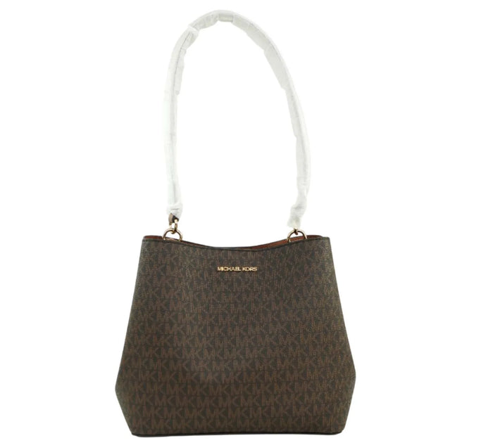 Pratt Medium Signature Logo Shoulder Bag