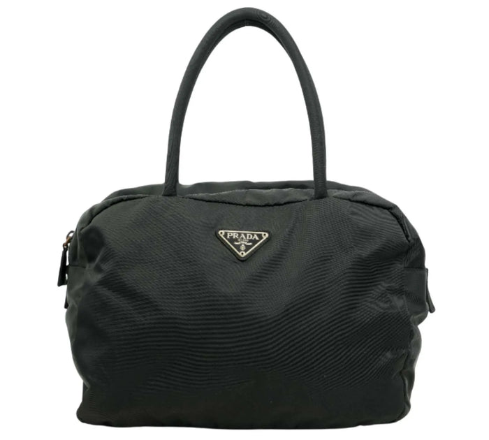 Black Tessuto Nylon Handbag