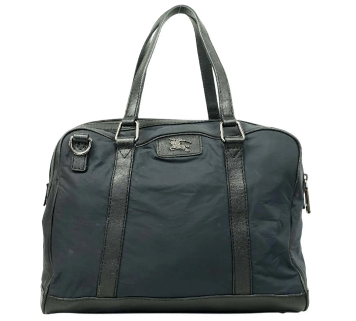 Black Nylon & Leather Buckleigh Bag