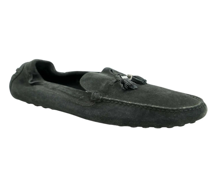 Black Suede Imola Tassel Loafers Size - 10.5