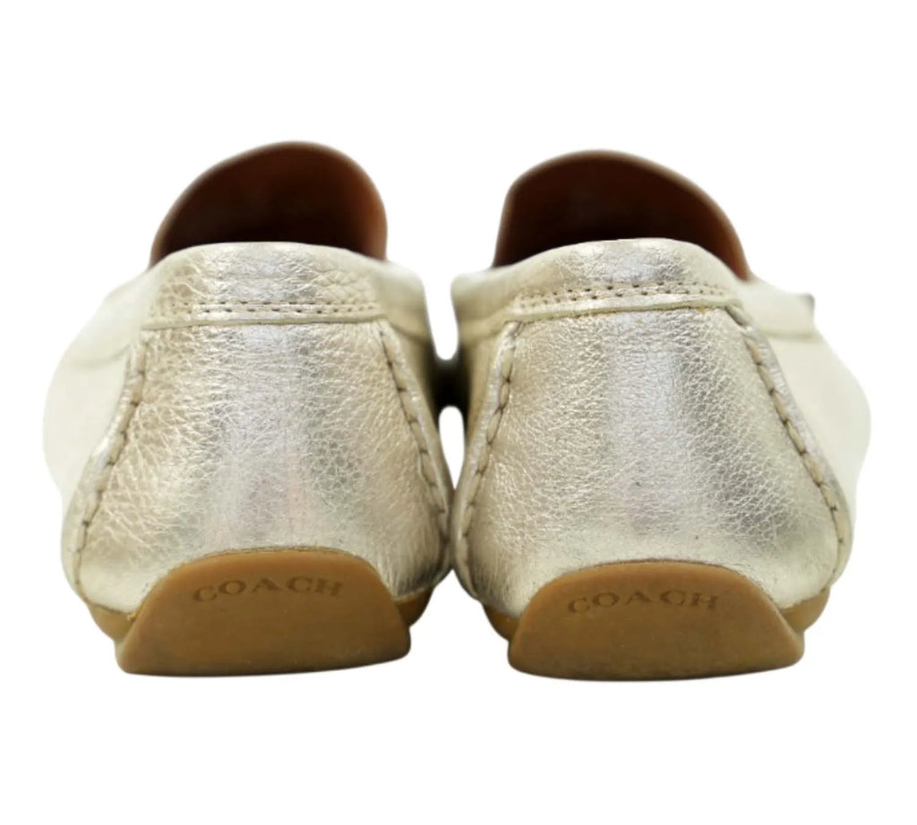 authentic Coach champagne Marley loafers for sale size 38 EU