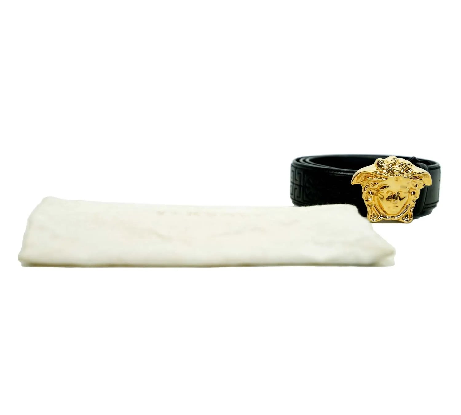authentic Versace Medusa buckle belt size 90 cm for sale luxury accessory