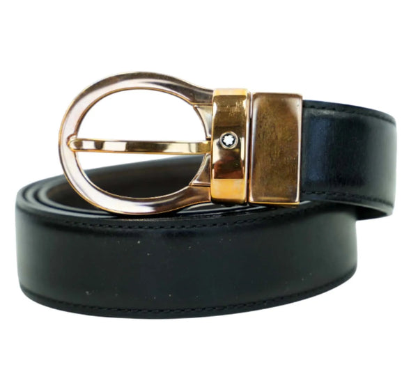 Classic Line Reversible Leather Belt Size - 90 Cm