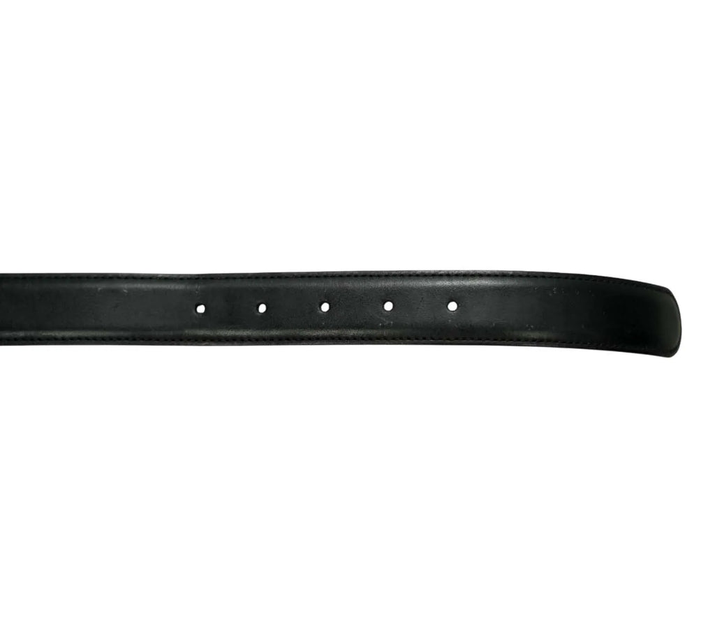 Mont Blanc belt styled with business suit and casual outfit