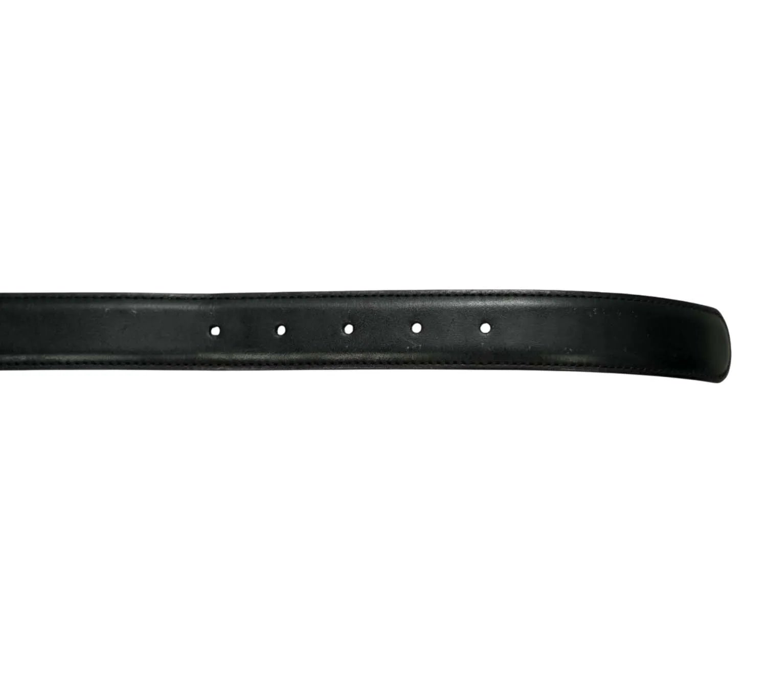 Mont Blanc belt styled with business suit and casual outfit