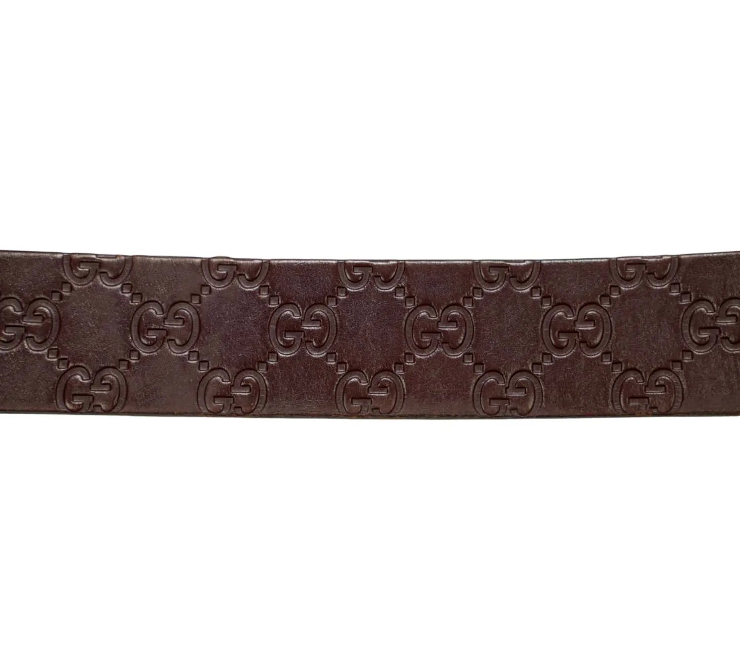 Gucci brown belt styled with casual and formal outfits, interlocking G buckle