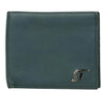 Salvatore Ferragamo textured leather bifold wallet with logo detail, luxury men’s accessory