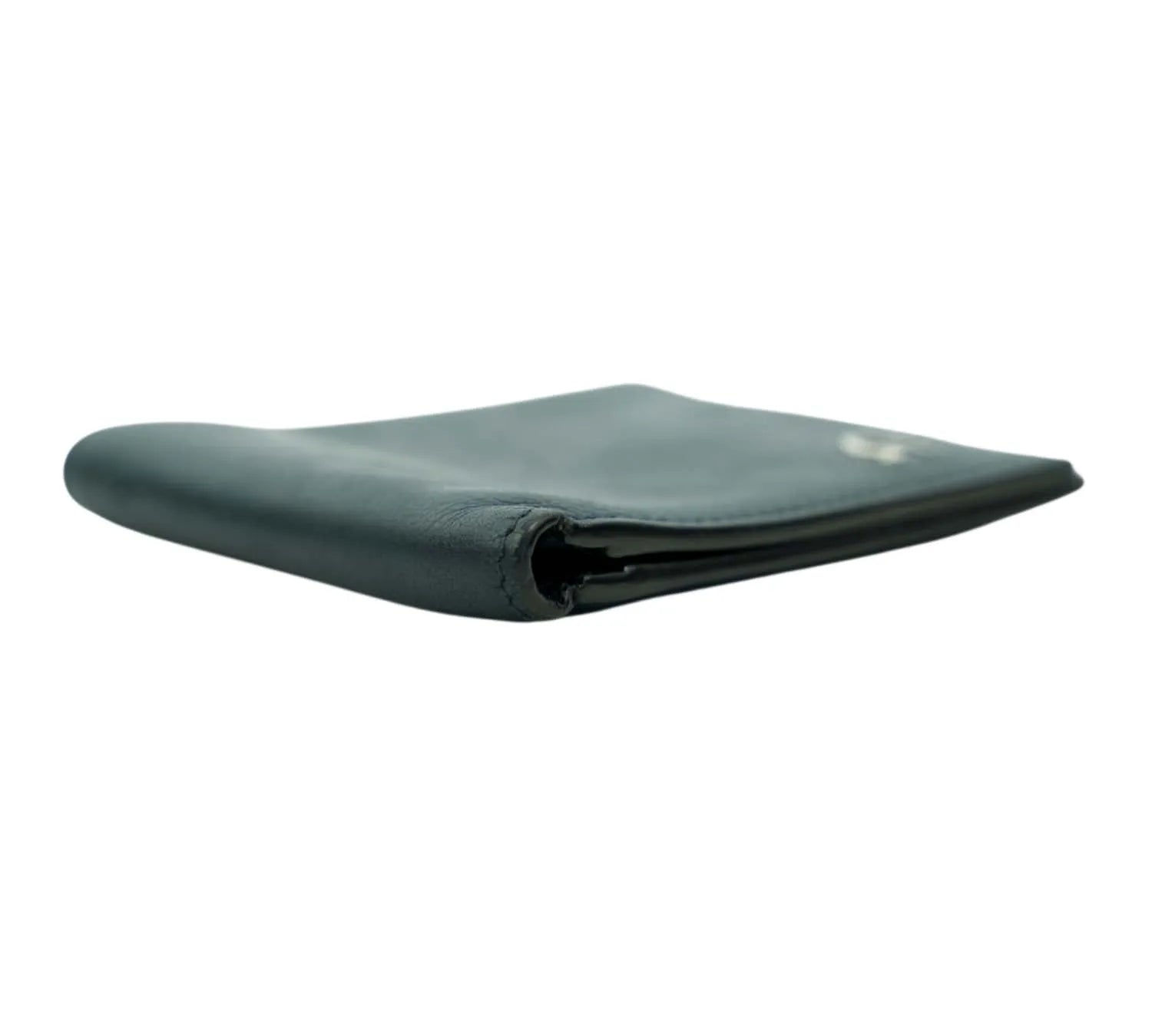 minimal Ferragamo textured bifold wallet with clean design and subtle logo