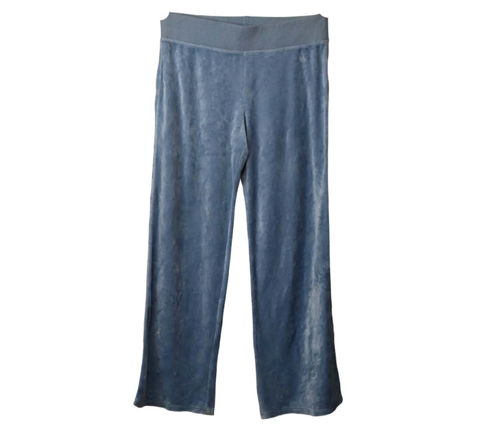 Light Blue Velour Knit Lounge Pants Size - L/G