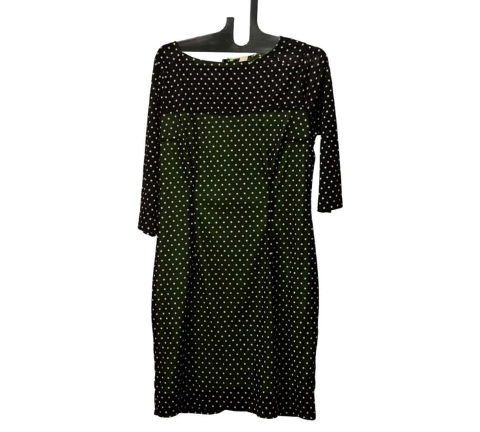Green Sheer Polka Dot Dress Size - S