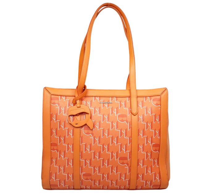 Orange K/Ikonik 2.0 Monogram Tote