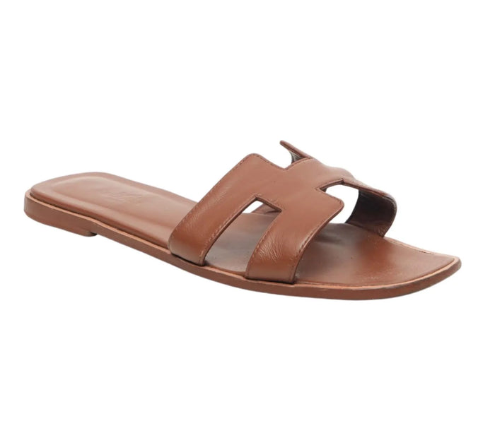 Tan Oran Sandals Size - 40.5 Eur