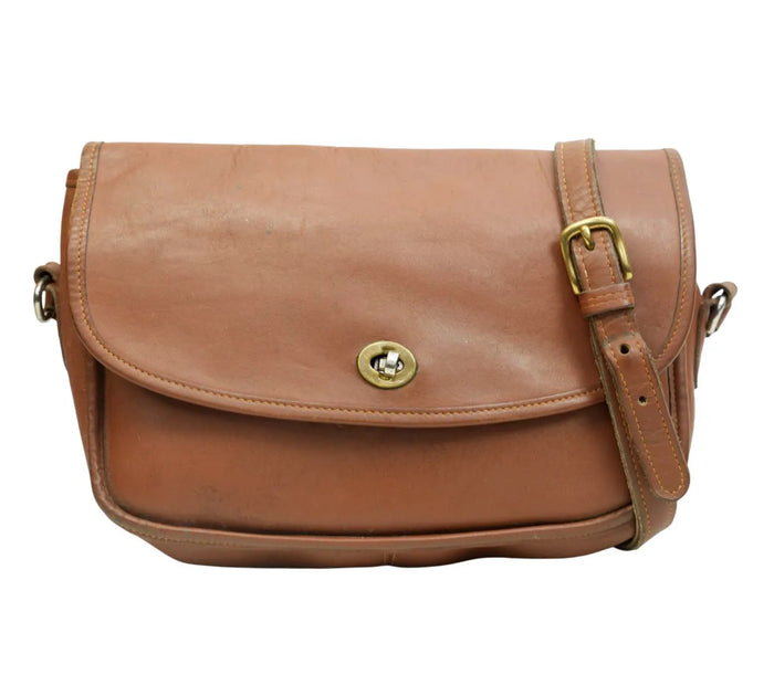 Tan Vintage City Bag