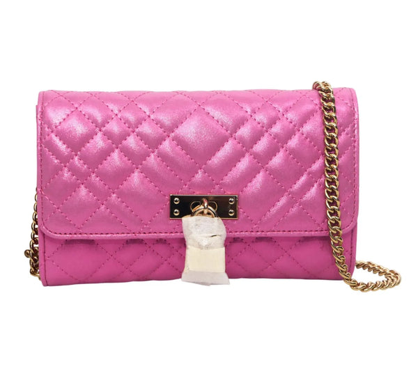 Vibrant Fuchsia Brixton Chain Wallet