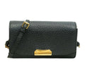 Black Madison Leather Crossbody Bag