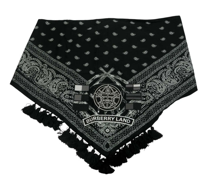 Badge Appliqué Tassel Bandana