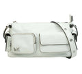 Optic White Dakota Small Leather Pocket Crossbody Bag – Luxury Designer Handbag for Women