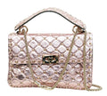 Rose Cannelle Rockstud Spike Shoulder Bag – Luxury Designer Studded Leather Handbag for Women