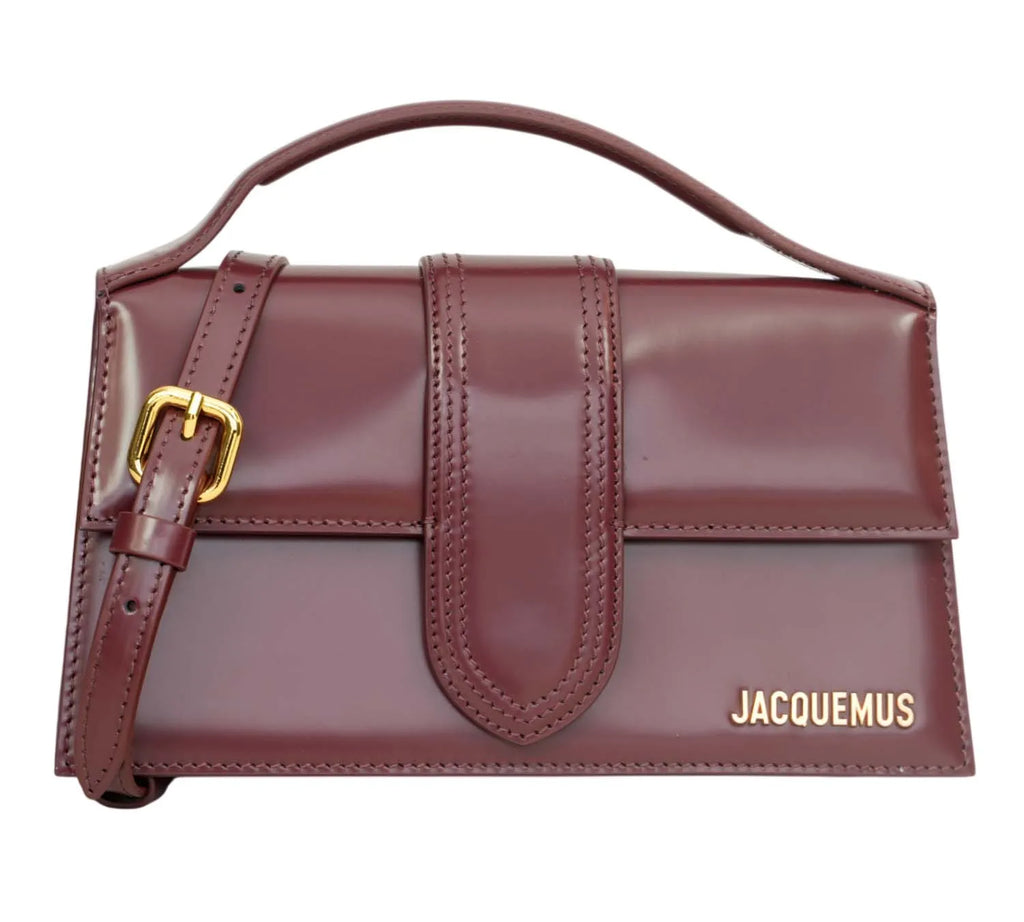 Dark Burgundy Bambino Large Crossbody Bag – Luxury Designer Handbag for Women