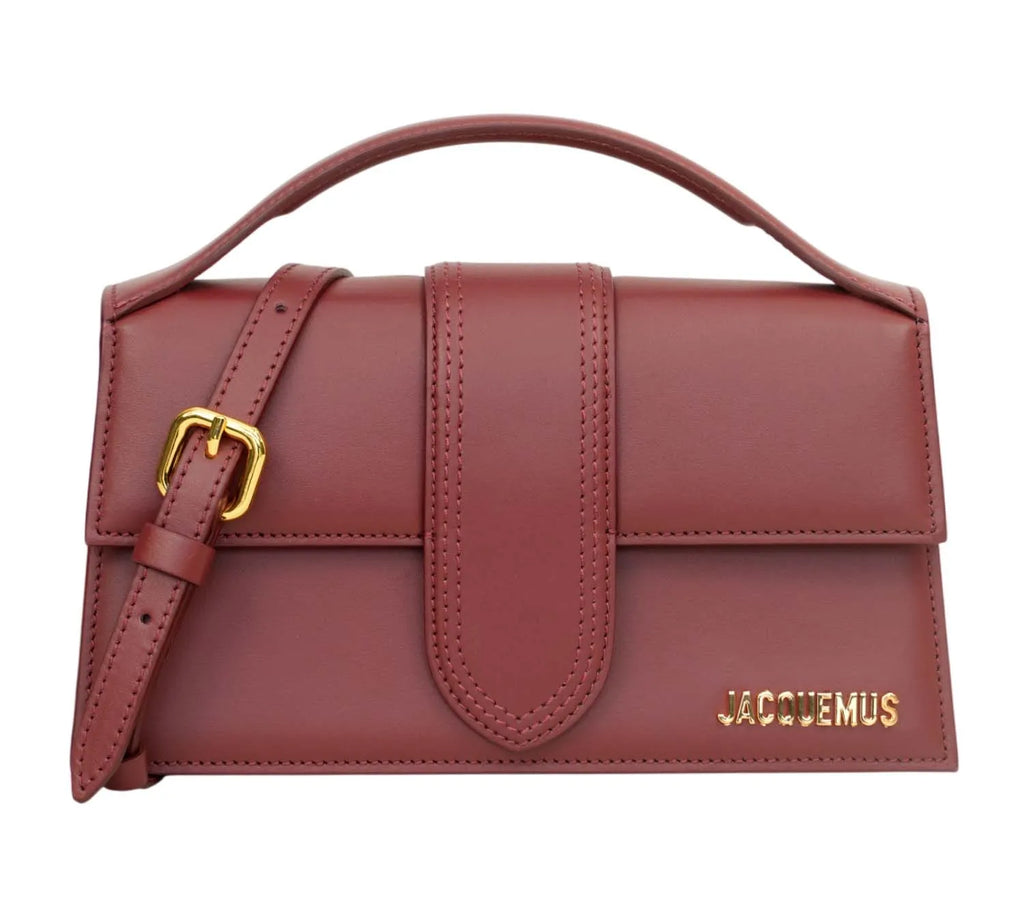 Deep Maroon Bambino Large Crossbody Bag – Luxury Designer Shoulder Bag for Women