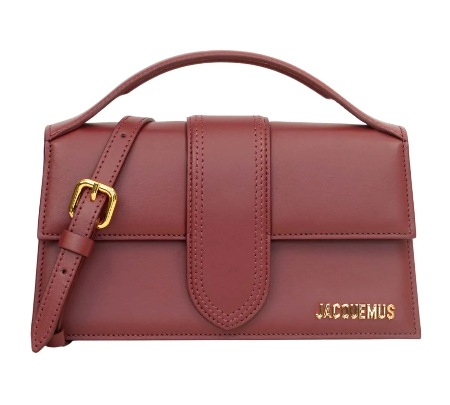 Deep Maroon Bambino Large Crossbody Bag – Luxury Designer Shoulder Bag for Women