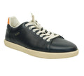 Dark Blue Perforated Leather Sneakers for Women Size 6 – Stylish Casual Everyday Shoes