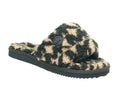 Michael Kors Alexis Closed Toe MK Jacquard Faux Sherpa Slippers for Women – Cozy Designer Winter Footwear Size 9