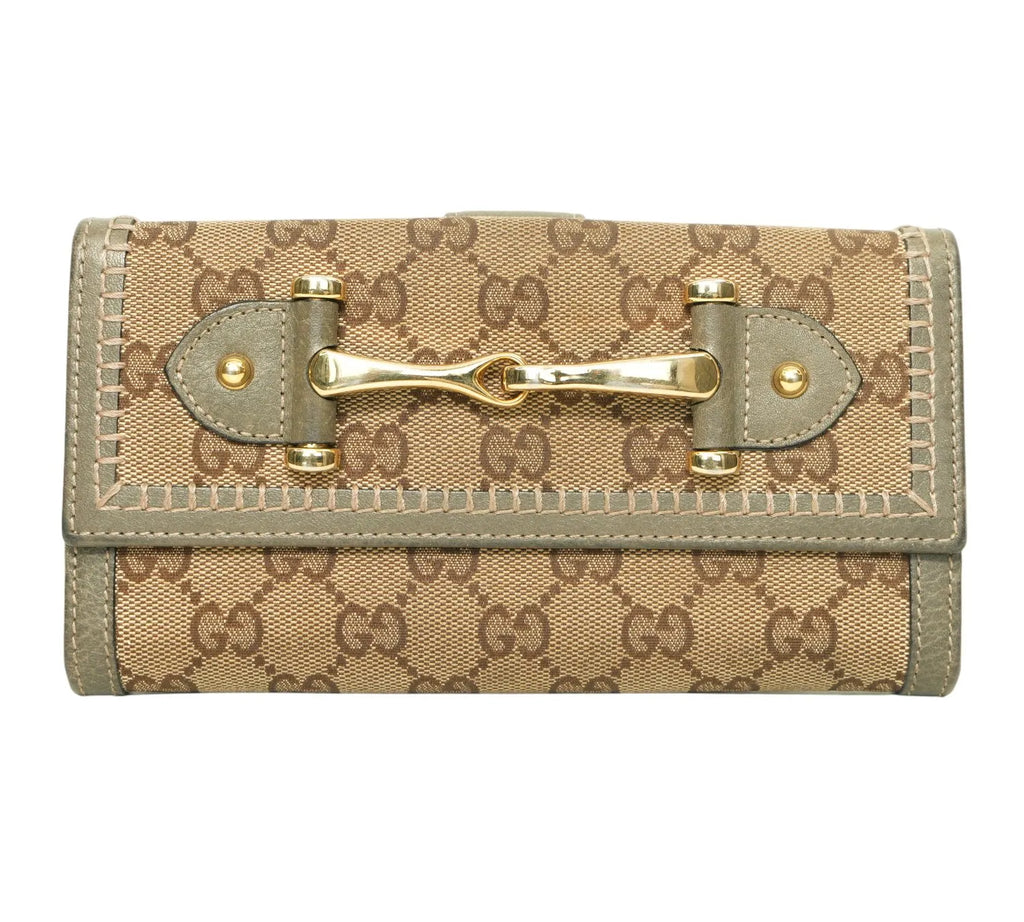 Vintage Pelham Horsebit Continental Wallet luxury designer accessory with timeless classic elegance