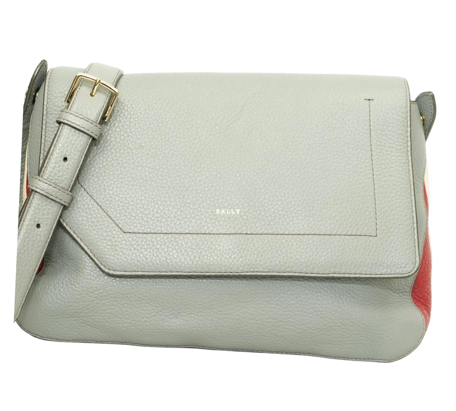 Binder Striped Leather Messenger Bag luxury designer crossbody bag with modern striped leather style