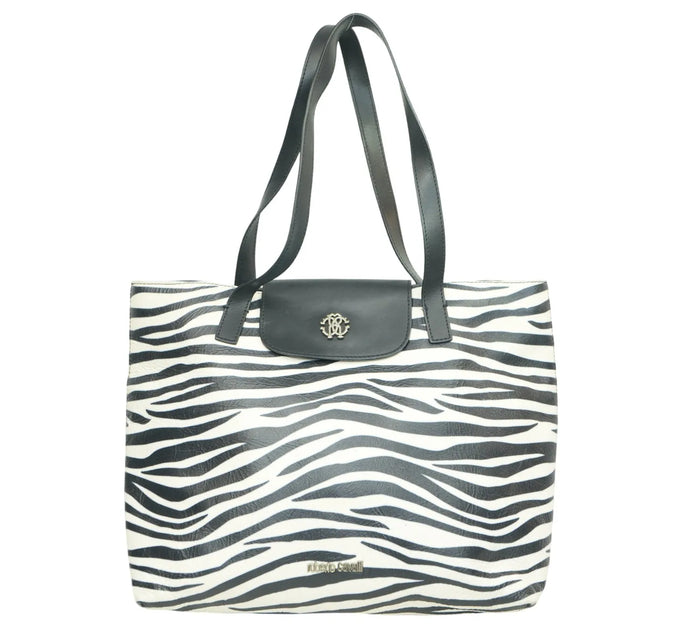 Zebra Print Leather Tote