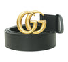 Women's Black GG Marmont Belt Size 85 Cm