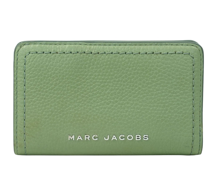 Green Groove Leather Compact Wallet