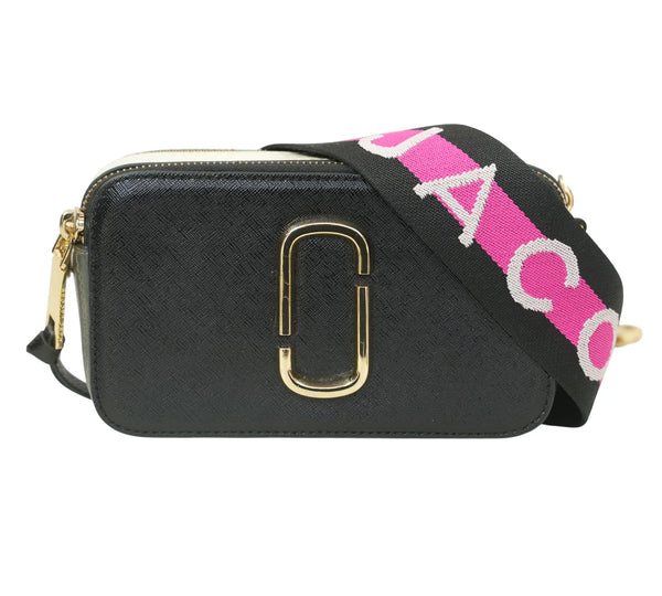Black Snapshot Crossbody Bag