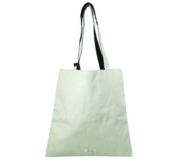 Reversible Nylon Tote Bag With Removable Pouch