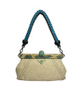 Pre-Loved Prada Paglia Twist Straw Shoulder Bag – Shop This Stylish Pre-Owned Designer Bag Today!