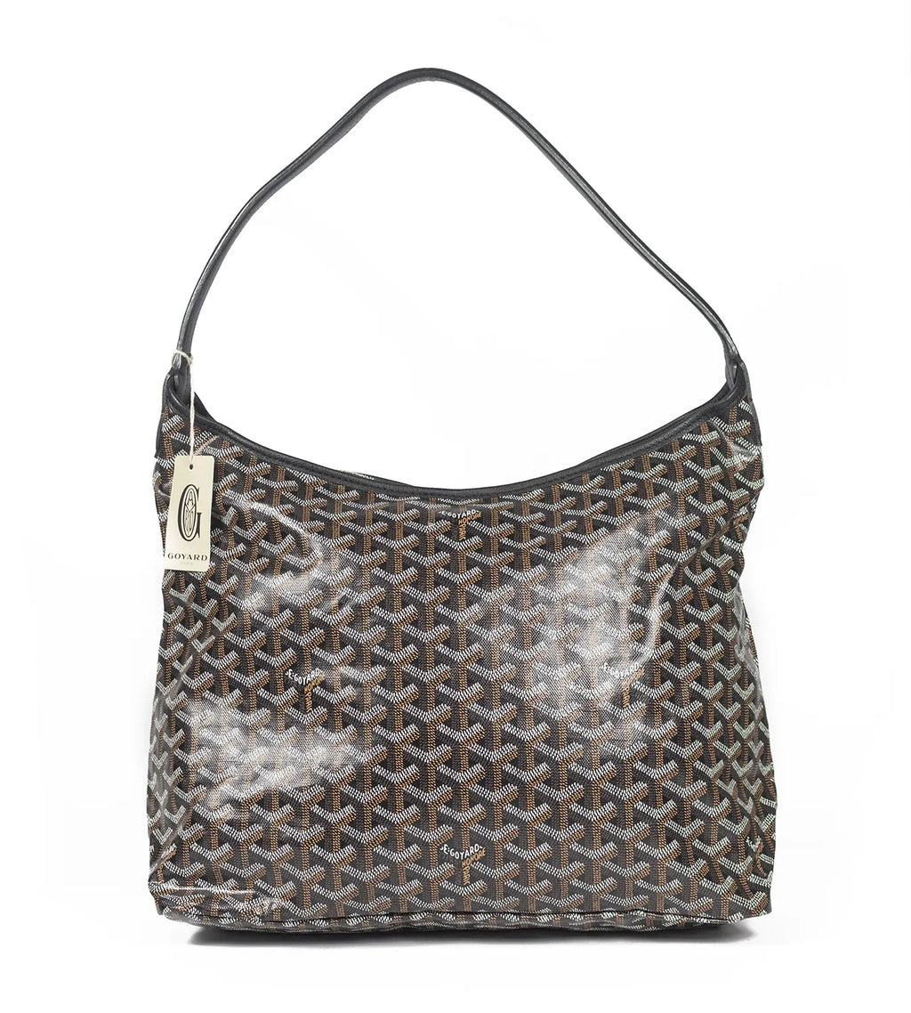 Pre-Loved Goyard Goyardine Fidji Zip Hobo Black – Shop This Stylish Pre-Owned Designer Bag Today!