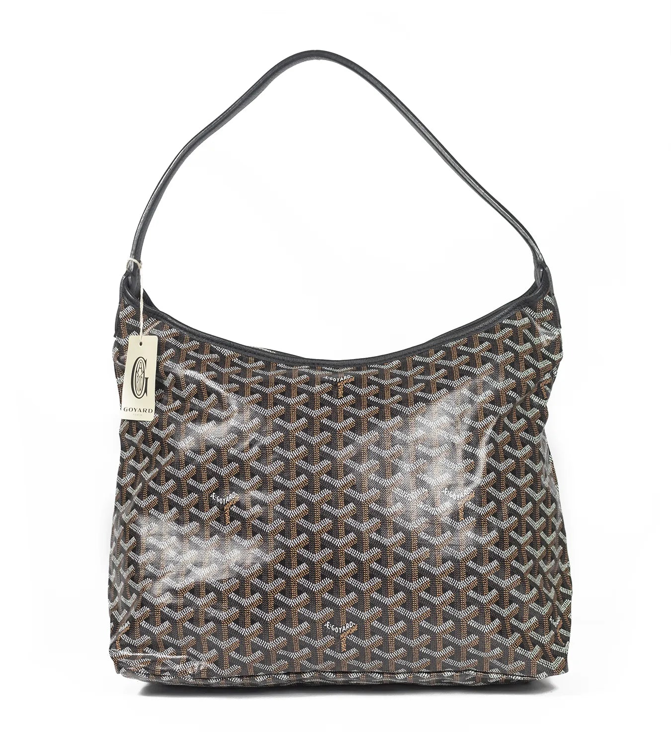 Pre-Loved Goyard Goyardine Fidji Zip Hobo Black – Shop This Stylish Pre-Owned Designer Bag Today!