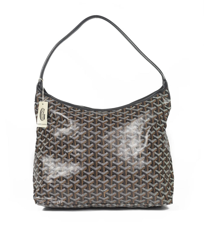 Goyardine Fidji Zip Hobo Black
