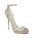 Pre-Loved Gucci Silver Sandals Size 36 – Shop These Pre-Owned Designer Shoes Today!